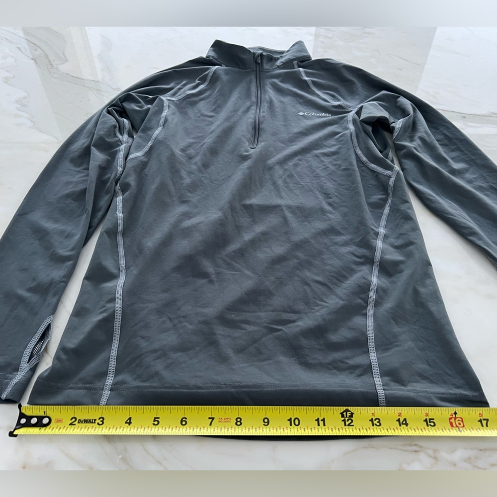 COLUMBIA OMNI-HEAT THERMAL REFLECTIVE GRAY LIGHT WEIGHT JACKET SIZE S/P - Picture 12 of 17